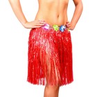 Гавайская юбка, цвет красный - Фото 1