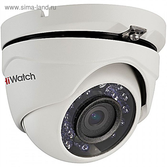 Видеокамера антивандальная Hiwatch DS-T103 (3.6 mm), TVI, 720 P, 1 Мп