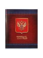 Тетрадь 48 листов в клетку Calligrata «Россия», серые листы, МИКС - Фото 7