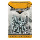 Еврошуруп Element, 6.3×13 мм, оцинкованный, с полукруглой головкой, на блистере 20 шт. - фото 24308402