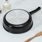 Сотейник Promo, 2.8 л, d=24 см, стеклянная крышка, антипригарное покрытие, алюминий, чёрный - Фото 3