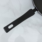 Сотейник Promo, 2.8 л, d=24 см, стеклянная крышка, антипригарное покрытие, алюминий, чёрный - Фото 4