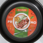 Сотейник Promo, 3,5 л, d=26 см, h=8 см, стеклянная крышка, антипригарное покрытие, чёрный - Фото 7