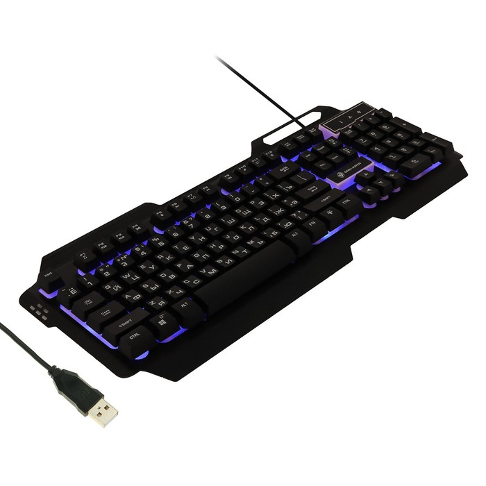 Клавиатура Dialog KGK-25U Gan-Kata, игровая, проводная, подсветка, 104 клавиши, USB, чёрная - Фото 1
