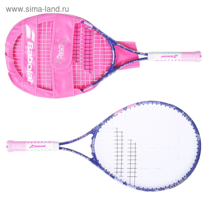 Теннисная ракетка B'FLY 25, ручка 00, цвет фиолетовый/розовый (260) - Фото 1