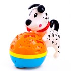 Игрушка музыкальная «Далматинец с мячом», световые и звуковые эффекты, двигается - фото 24531703