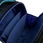 Рюкзак каркасный Hatber 38*28*16 Ergonomic для мальчика «АВТО», синий NRk_15021 - Фото 8