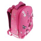 Рюкзак каркасный Hatber 38*28*16 Ergonomic для девочки «Бабочки», розовый NRk_15004 - Фото 2