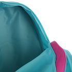 Рюкзак школьный эргономичная спинка для девочки Hatber 41*29*14 SOFT «Шарм», сиреневый/голубой NRk_16059 - Фото 8