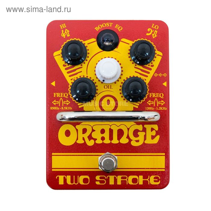 Эффект гитарный ORANGE Two Stroke Boost EQ Pedal , бустер, параметрический эквалайзер - Фото 1