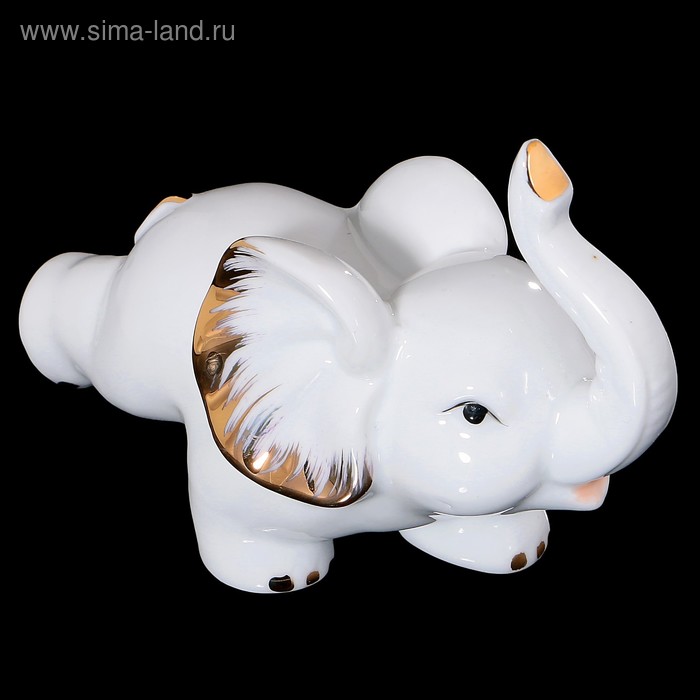 Сувенир «Слон», 12×6×9 см, фарфор - Фото 1