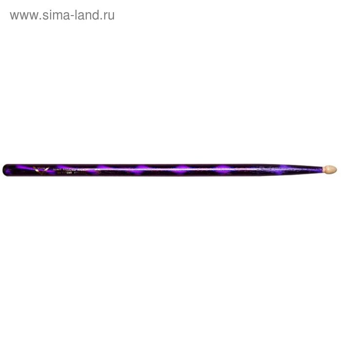 Барабанные палочки VATER VCP-5 B Color Wrap Purple Optic 5B  материал орех - Фото 1