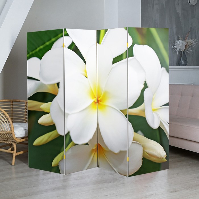 Ширма "Тропические цветы", 200 х 160 см - Фото 1