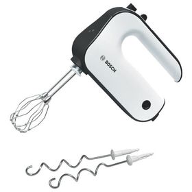 

Миксер Bosch MFQ4020, ручной, 450 Вт, 5 скоростей, чёрно-белый