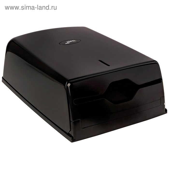Диспенсер-контейнер Azur для бумажных полотенец, цвет чёрный - Фото 1