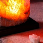 Соляная лампа "Гора Вулкан", цельный кристалл, 22 см, 4 кг - Фото 7