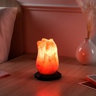 Соляная лампа "Тюльпан малый", цельный кристалл, 15 см, 1.5 кг - фото 8549772
