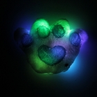 Мягкая игрушка-подушка световая "Лапка", цвет голубой - Фото 2