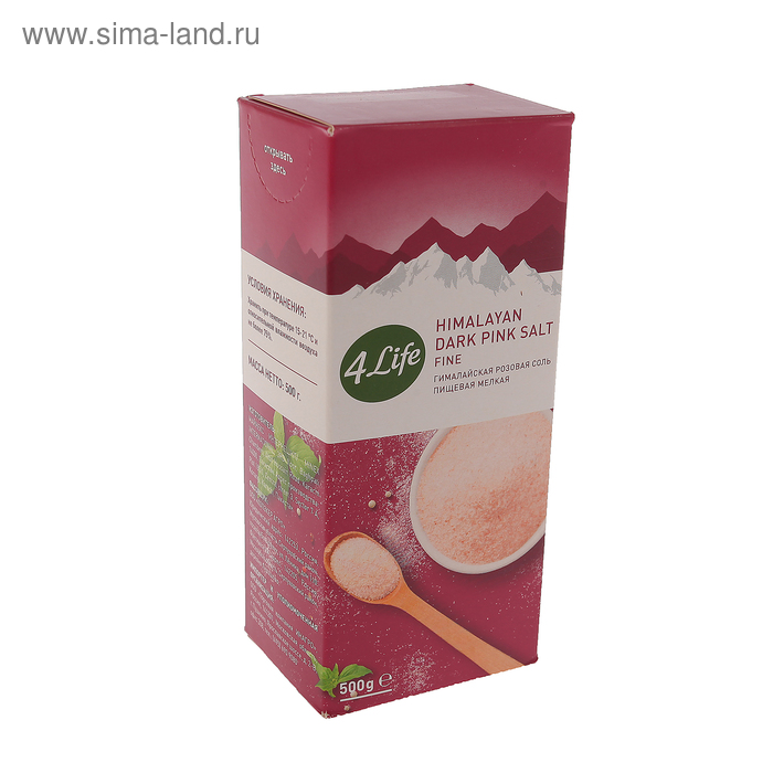 Гималайская соль 4LIFE, мелкая розовая, 500 г - Фото 1