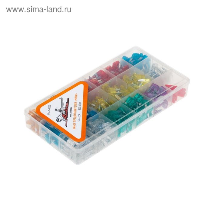 Предохранители «мини» в пластиковой коробке (180 шт., 5-30 А) - Фото 1