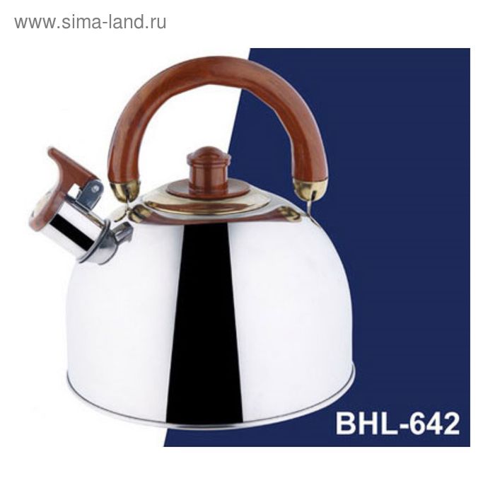 Чайник металлический BohmannL-642, 4,5 л, GDO - Фото 1