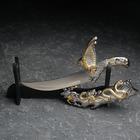 Сувенирный нож, рукоять в форме орла на охоте, на ножнах змея, 34 см   УЦЕНКА - Фото 3