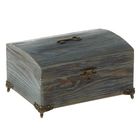 Шкатулка дерево "Камергер" с накладными элементами 16,5х13х8 см - Фото 1