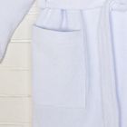 Халат махровый с капюшоном для девочки, рост 122 см, цвет белый 09805-19 - Фото 4