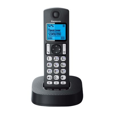 Радиотелефон Dect Panasonic KX-TGC310RU1 чёрный, АОН