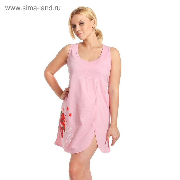 Сорочка женская KAFTAN "Маки", размер XL(50), хлопок 100% - Фото 1