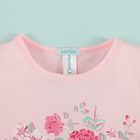 Платье-туника KAFTAN "Цветы" (П2), рост 110-116 (32), 5-6 лет, цвет розовый, 100% хлопок - Фото 3