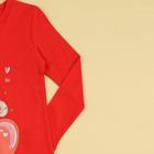 Платье-туника KAFTAN "Мишка" (П2), рост 98-104 (30), 3-4 года, цвет красный, 100% хлопок - Фото 4