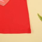 Платье-туника KAFTAN "Мишка" (П2), рост 110-116 (32), 5-6 лет, цвет красный, 100% хлопок - Фото 6