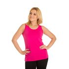 Майка женская KAFTAN basic, цвет фуксия, размер M(46), хлопок 100% - Фото 1