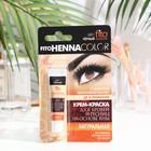 Стойкая крем-краска для бровей и ресниц Henna Color, цвет черный, 5 мл - Фото 1