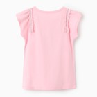 Футболка для девочки, рост 140 см, цвет светло-розовый - фото 24546191