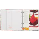 Книга для записи кулинарных рецептов А5, 80 листов на кольцах "Секреты кулинарии", твёрдая обложка, блок офсет, 5 цветов - Фото 2