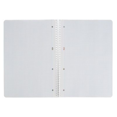 Тетрадь А4, 96 листов в клетку, на гребне "Пейзажи", обложка мелованный картон, блок офсет, МИКС