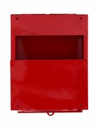 Ящик почтовый без замка (с петлёй), вертикальный, «Почта», бордовый - Фото 13