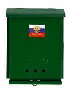 Ящик почтовый «Почта», вертикальный, без замка (с петлёй), зелёный - Фото 13