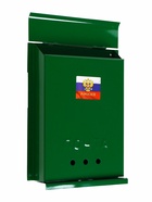 Ящик почтовый «Почта», вертикальный, без замка (с петлёй), зелёный - Фото 17