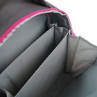Рюкзак каркасный Hummingbird TK 37 х 32 х 18 см, мешок, для девочки, «Мишка», серый/розовый - Фото 7