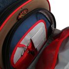 Рюкзак каркасный Hummingbird 32*27*18 + мешок для обуви для девочки «Мишка», серый/синий 32ТК - Фото 6