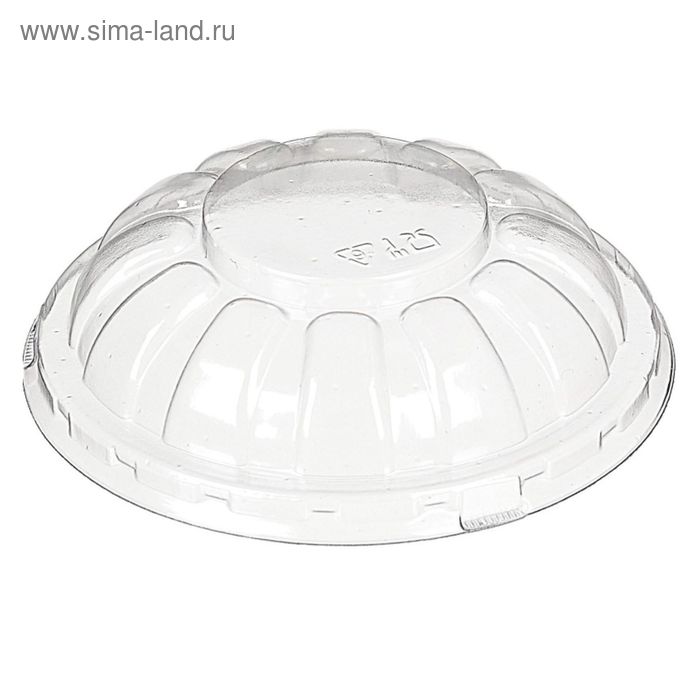 Крышка к контейнеру М-201К, круглая, цвет прозрачный, размер 10 х 10 х 2,9 см - Фото 1