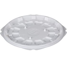 Контейнер для торта Т-165ДШ, круглый, цвет белый, размер 16,6 х 16,6 х 1,05 см