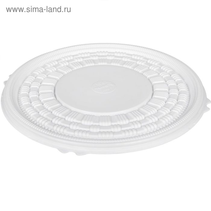 Контейнер для торта Т-290Д, круглый, цвет белый, размер 28,3 х 28,3 х 1,1 см