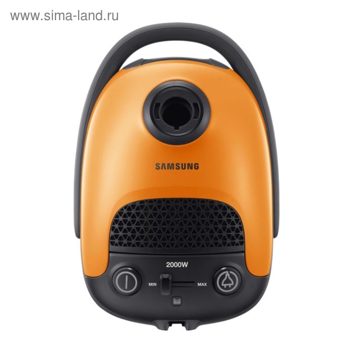 Пылесос Samsung VC20F30WNGR, 2200/420 Вт, 3 л, оранжевый - Фото 1