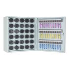 Ключница настенная «КЛ – 30П», с пеналами, без брелоков, цвет серый - фото 117159168