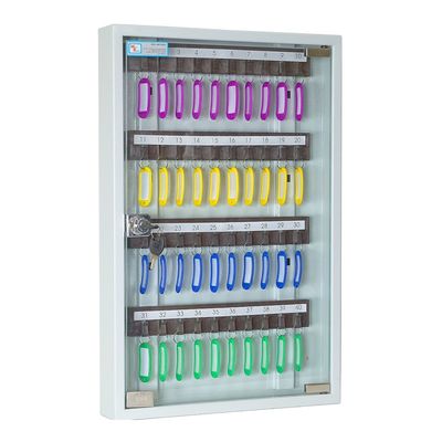 Ключница настенная «КЛ – 40С б», цвет серый/прозрачный