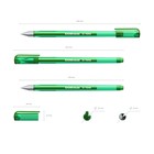 Ручка гелевая G-Tone, узел 0.5 мм, чернила зелёные, длина линии письма 500 метров - Фото 2